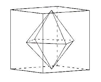 Oktaederet og heksaederet er duale.